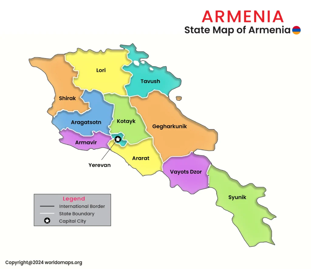 State Map of Armenia