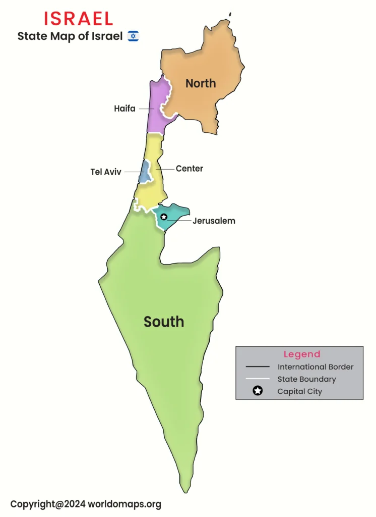 District Map of Israel